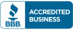 Accredited Business Seal in PMS 7469 horiz